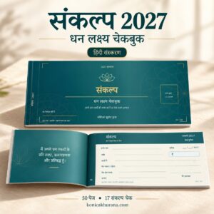 Sankalp Money Goal Cheque Book 2027 – 50-Page Manifestation Journal (Hindi)