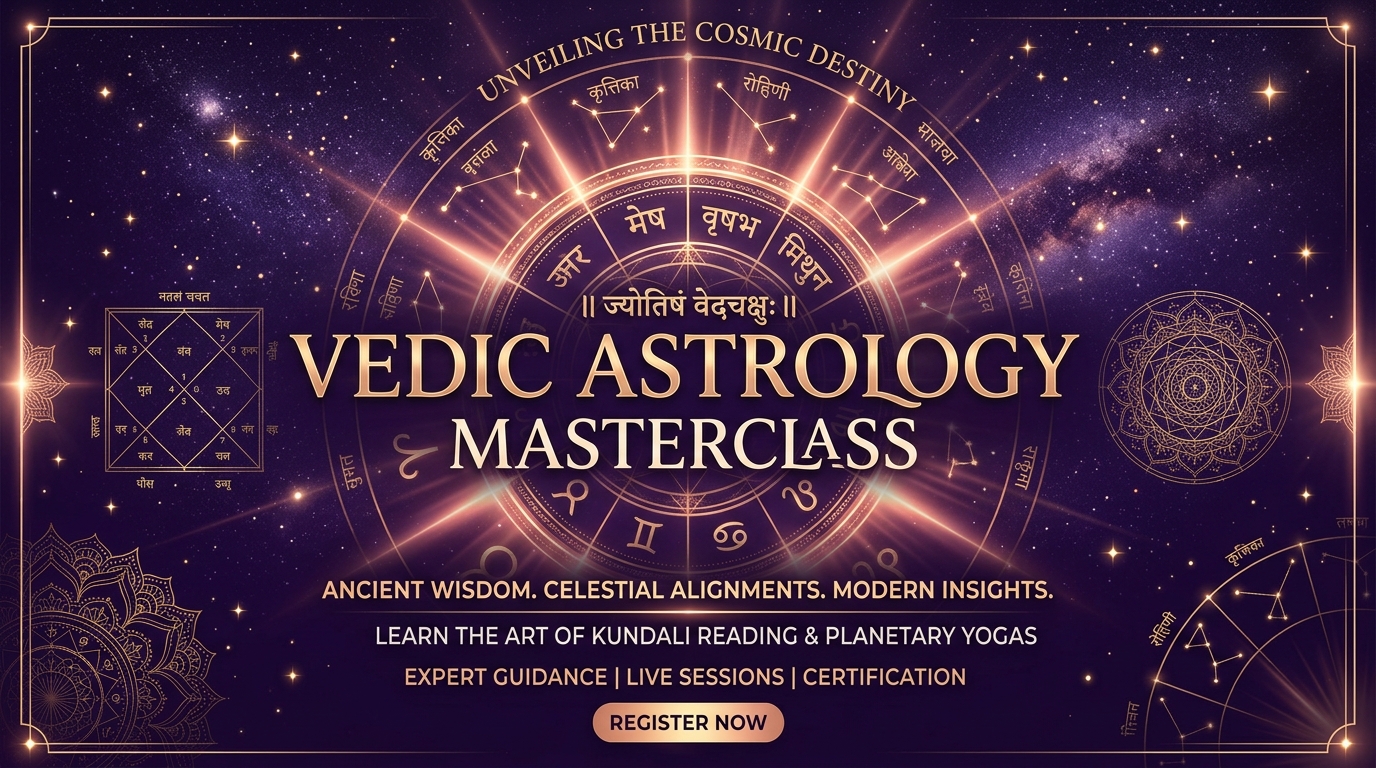 Vedic Astrology Masterclass: Decoding Kundali, Dashas & Planetary Yogas